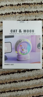 Moon LED Night Lamp with 3 Brightness Modes & Touch Control